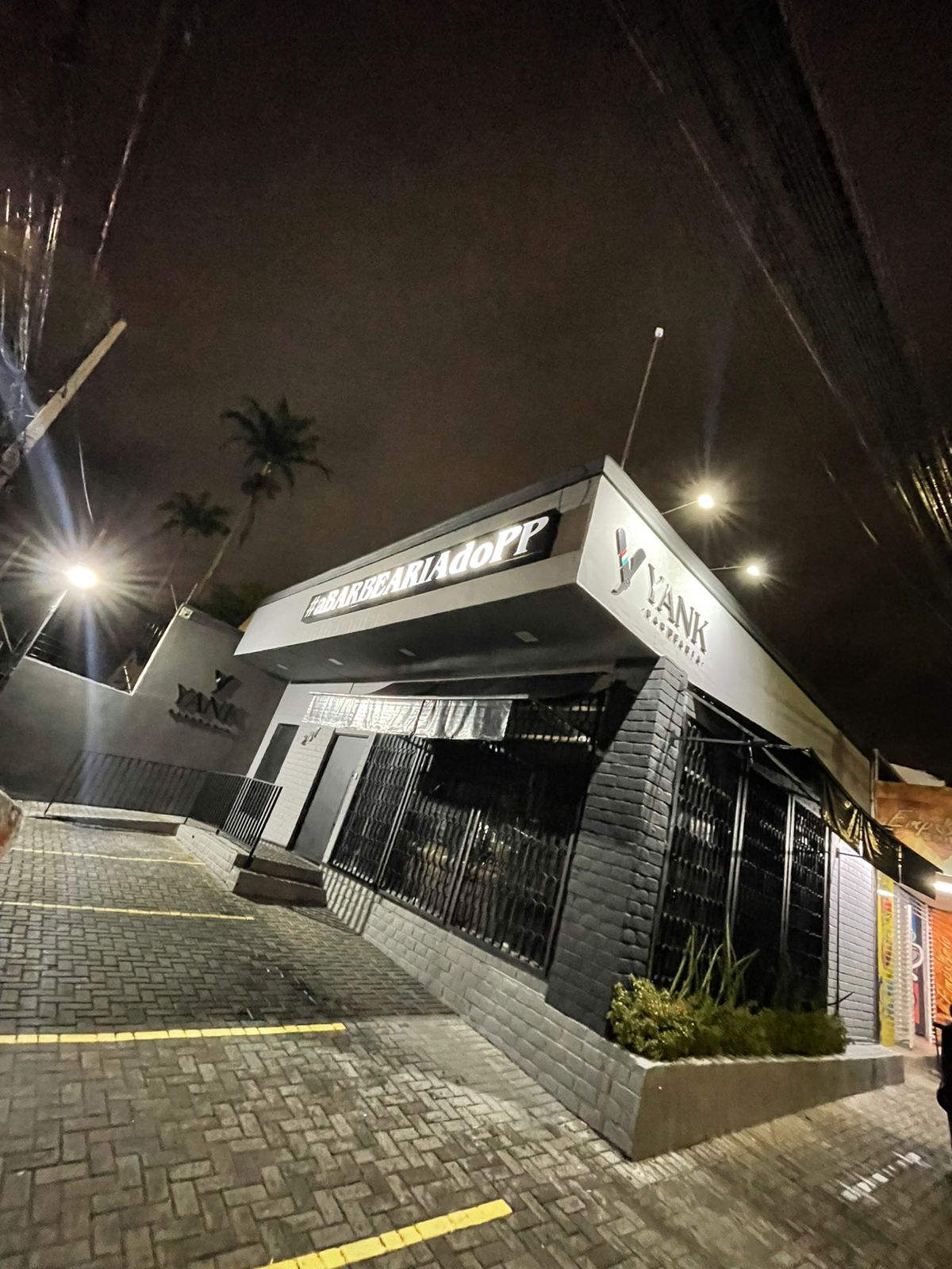 Fachada da barbearia